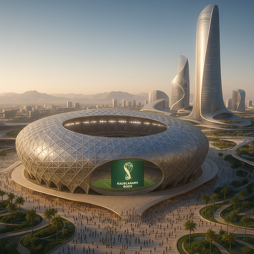 Arabia Saudita del futuro: estadios de ciencia ficción y ciudades lineales 47