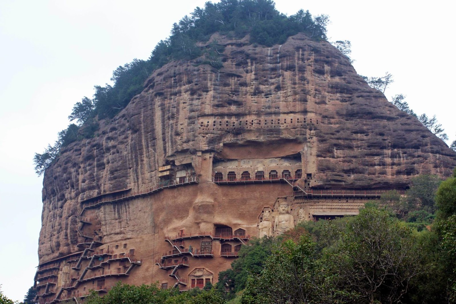La novena maravilla del mundo Las grutas de Maijishan en Tianshui 1