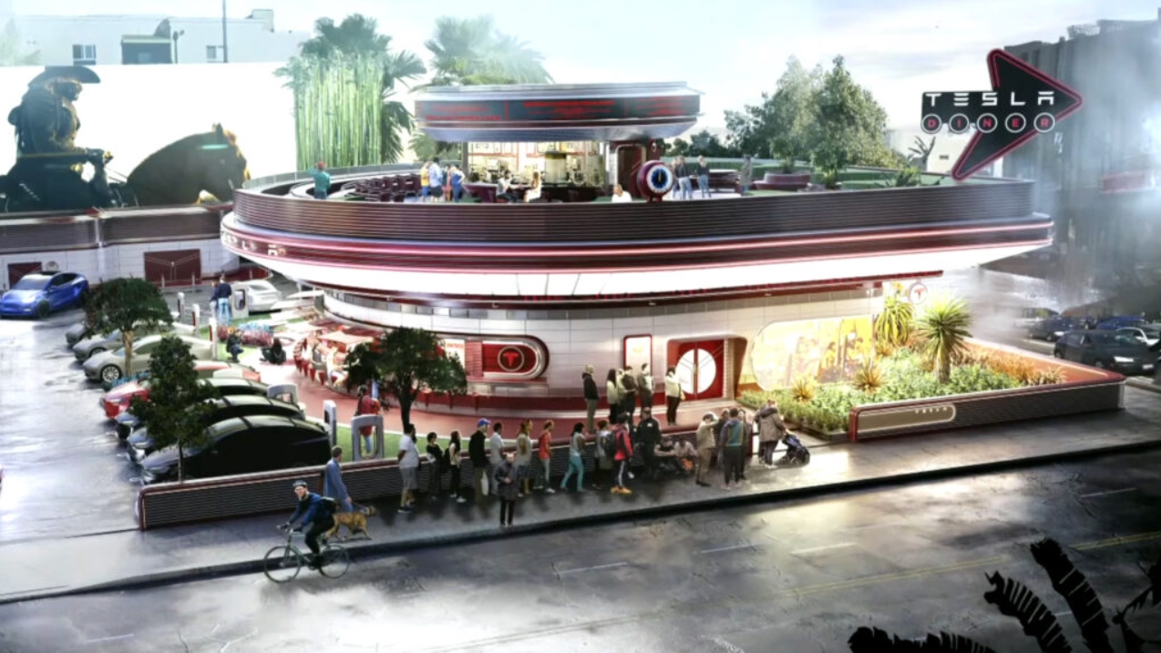 Tesla futuro: Sorprendente plan para un futuro restaurante y autocine 1