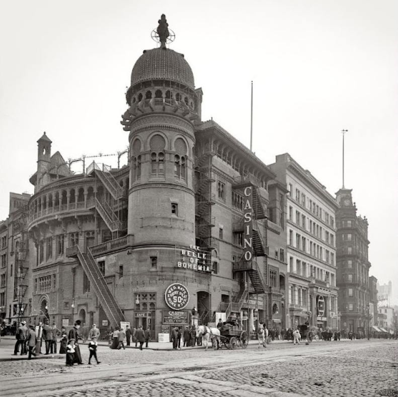 Estas no son las primeras fotos antiguas de Nueva York del año 1900. 1