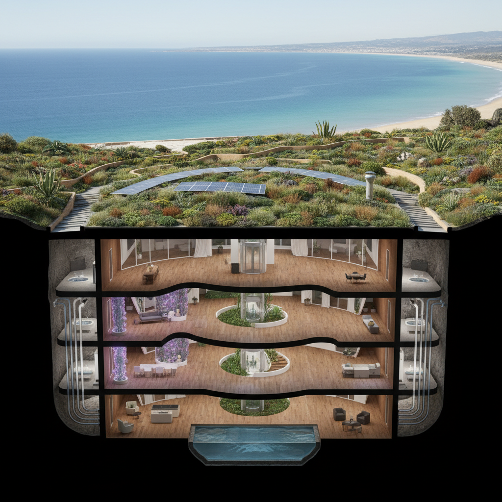 Top 10 arquitectura subterránea con techo verde y vistas al océano en 2025 1 Top 10 arquitectura subterránea con techo verde y vistas al océano en 2025 1